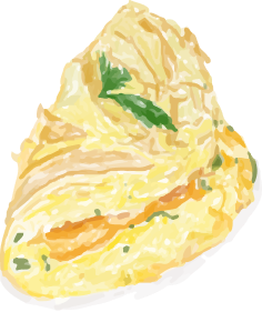 cooked omelette